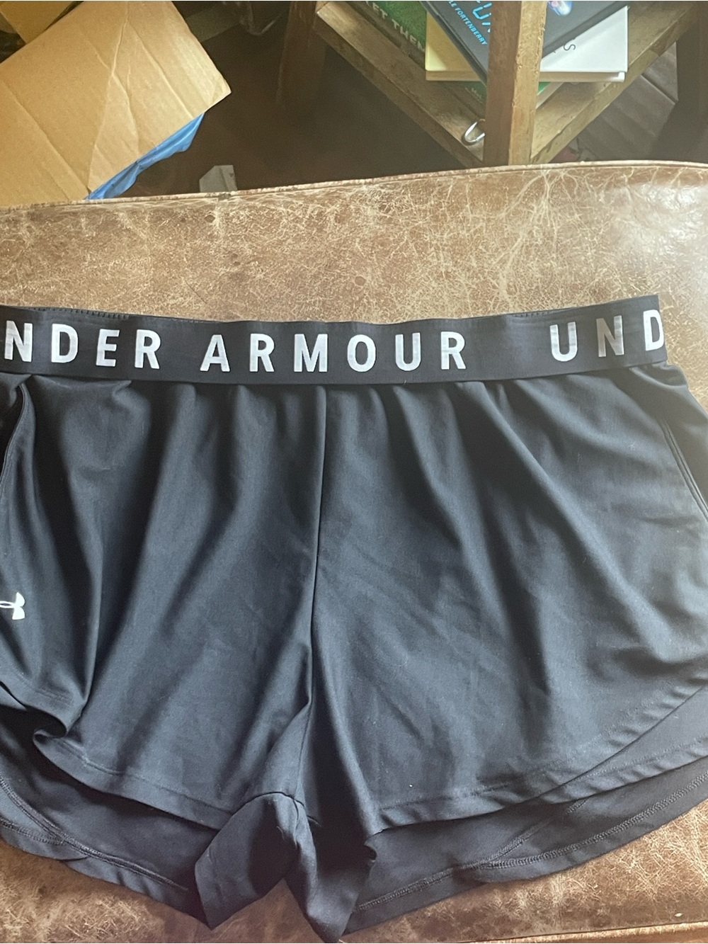 Under Armour Women's Plus Size Black Shorts. Good Condition. Size 3X.